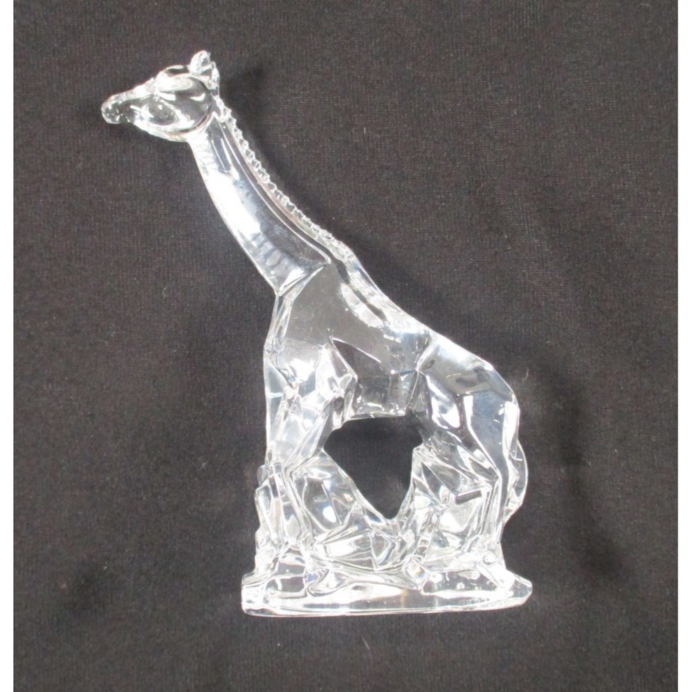 Kristalcolor Made in Italy‎ Fine Crystal Giraffe Figurine 4.5"